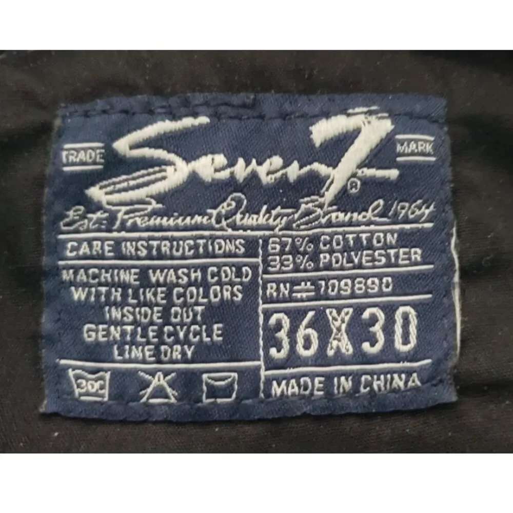 Seven7 Straight‎ Flap Pockets Jeans Mens Size 36x30 Denim Western